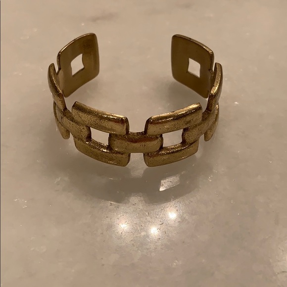Gold Rustic Cuff - Picture 2 of 3